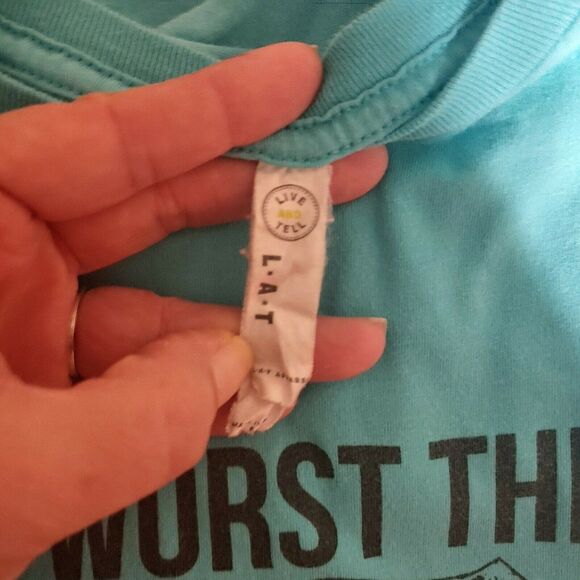 Blue Graphic Short Sleeve Tee - Picture 2 of 3